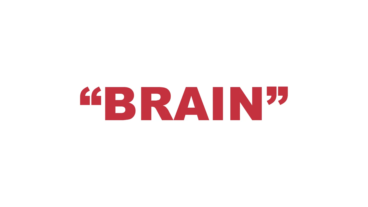 What does “Brain” mean in rap?