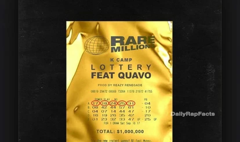K CAMP Releases “Lottery (Renegade)” Remix With Quavo