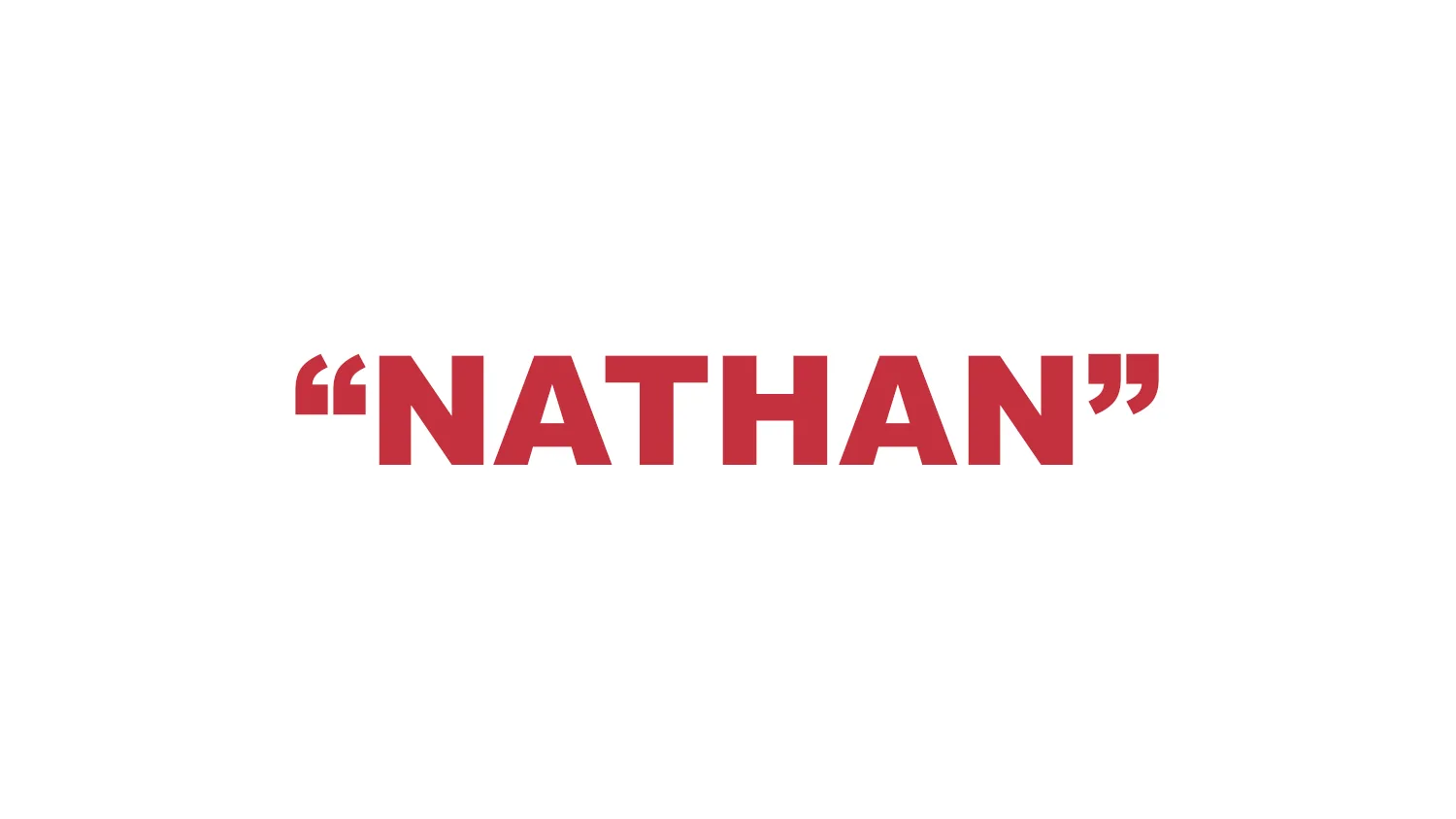 What does “Nathan” mean?