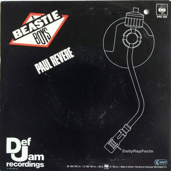 Run-D.M.C. helped the Beastie Boys write “Paul Revere”