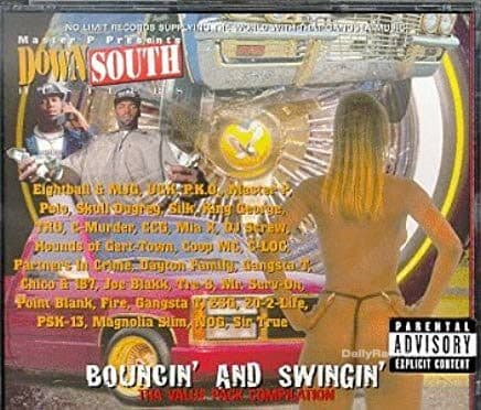 Various Artists, Down South Hustlers: Bouncin’ and Swingin’ was the first rap double album to be on CD