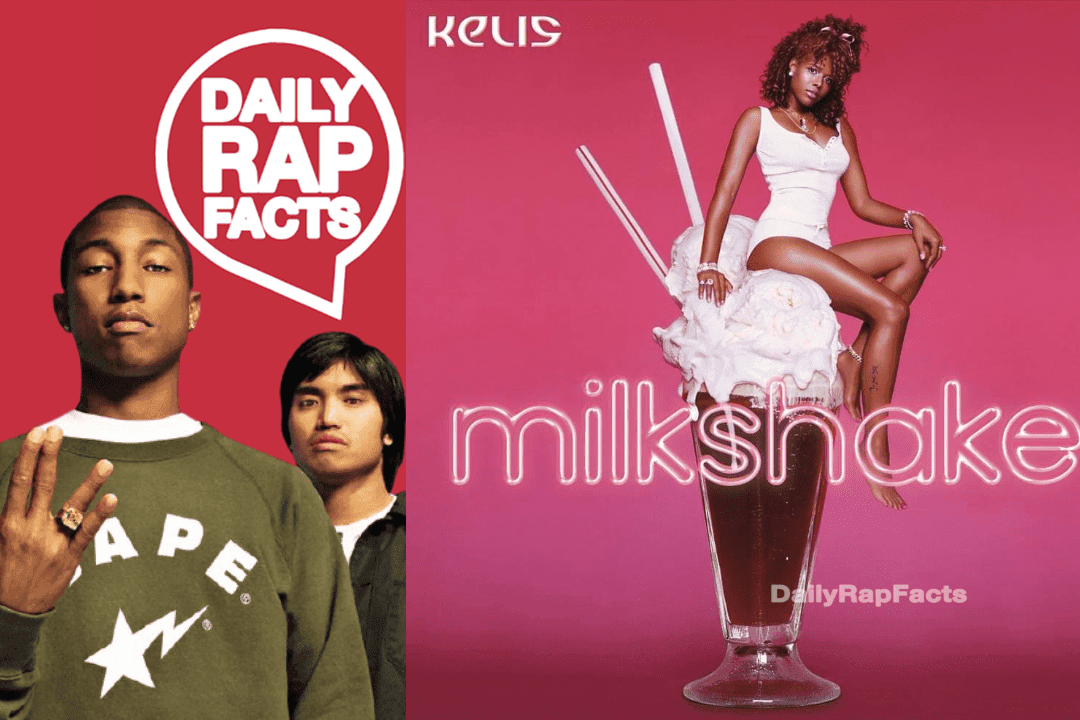 Kelis’ “Milkshake” was written and produced by Pharrell Williams and Chad Hugo