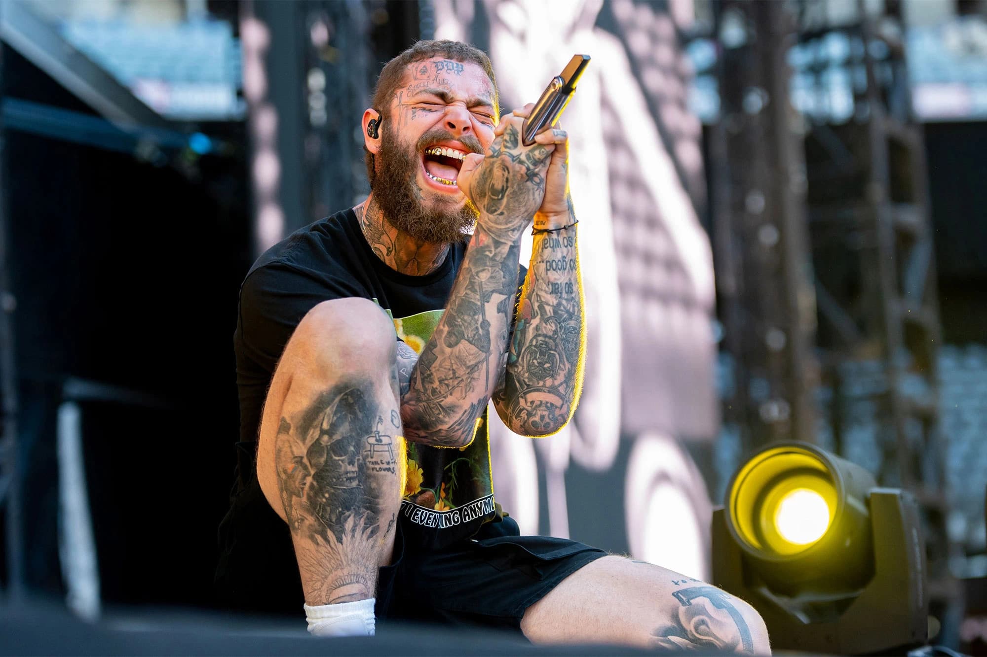 Post Malone says he’s not on drugs, credits ‘dad life’ for weight loss