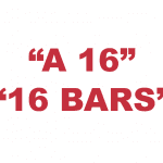 What does a "16" or "16 bars" mean in Rap?
