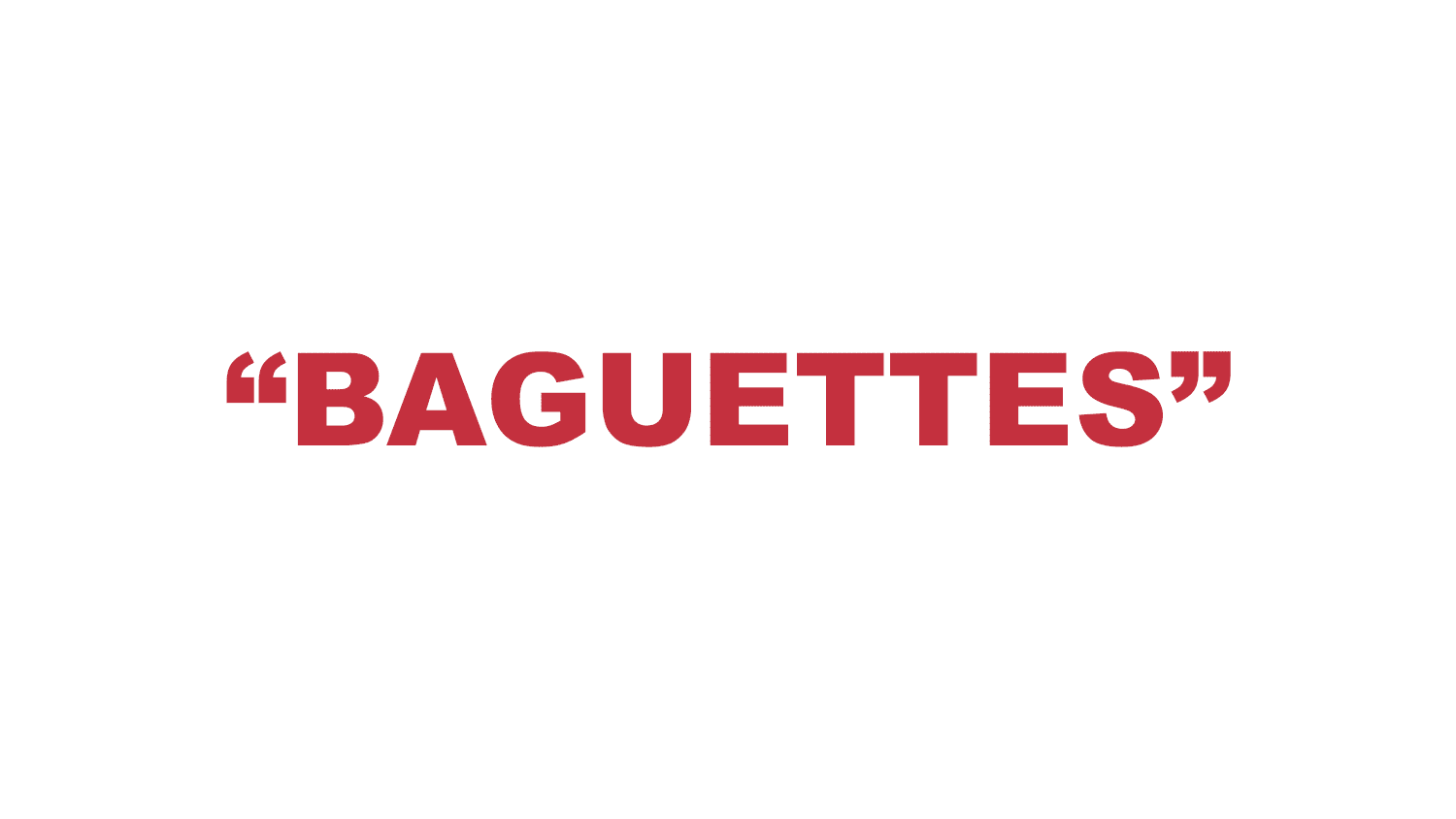 What does “Baguettes” mean in rap?