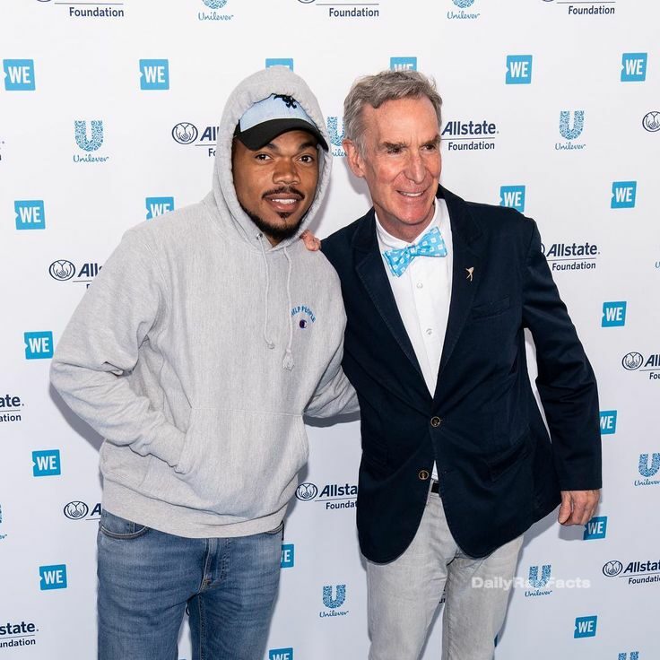 Chance the Rapper and Bill Nye the Science Guy