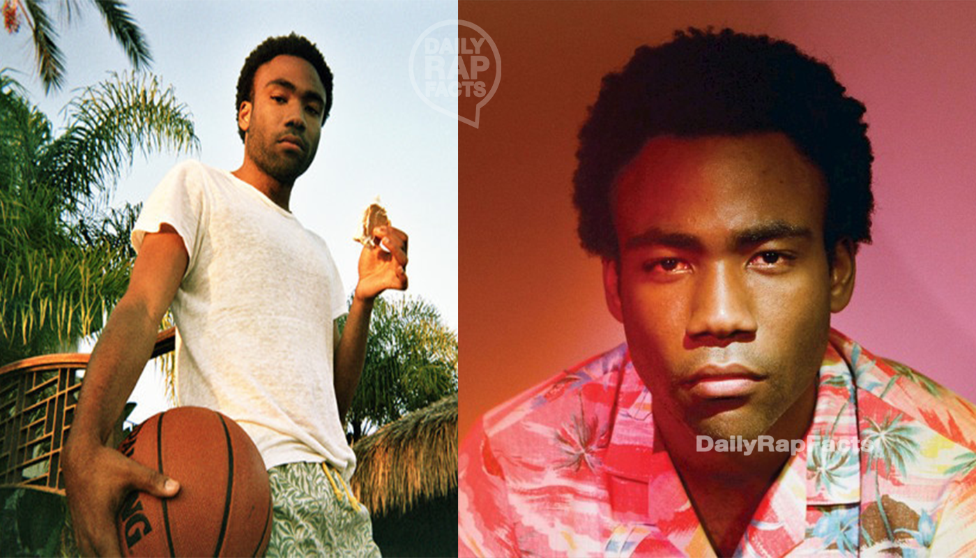 Childish Gambino With a Basketball