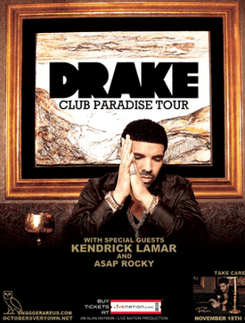 Kendrick Lamar Opened for Drake on 2012 Club Paradise Tour