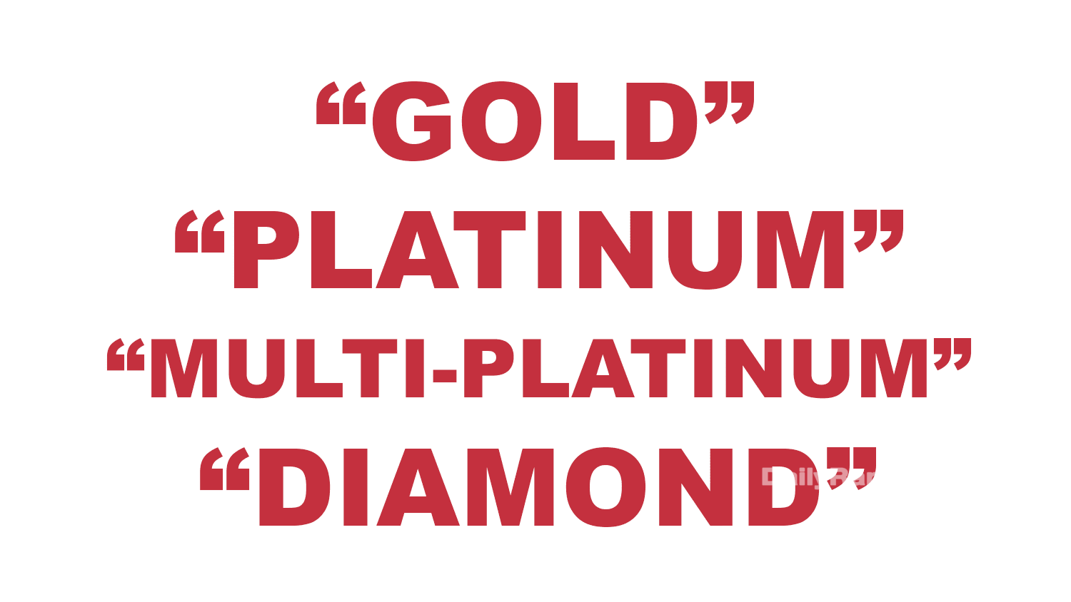 What does going "Gold", "Platinum", "Multi-Platinum", & "Diamond" mean in music? What does going "Gold", "Platinum", "Multi-Platinum", & "Diamond" mean in music?