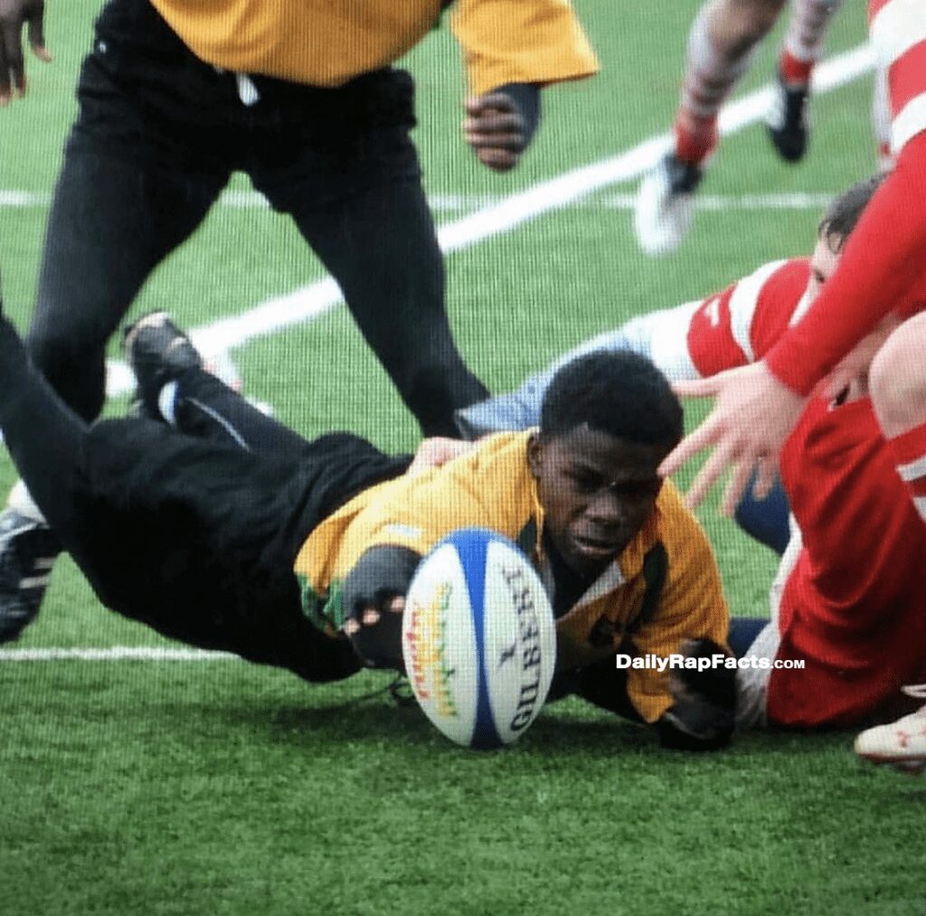 DaBaby played Rugby in high school