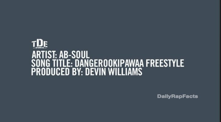 Ab-Soul Shares new “Dangerookipawaa Freestyle”