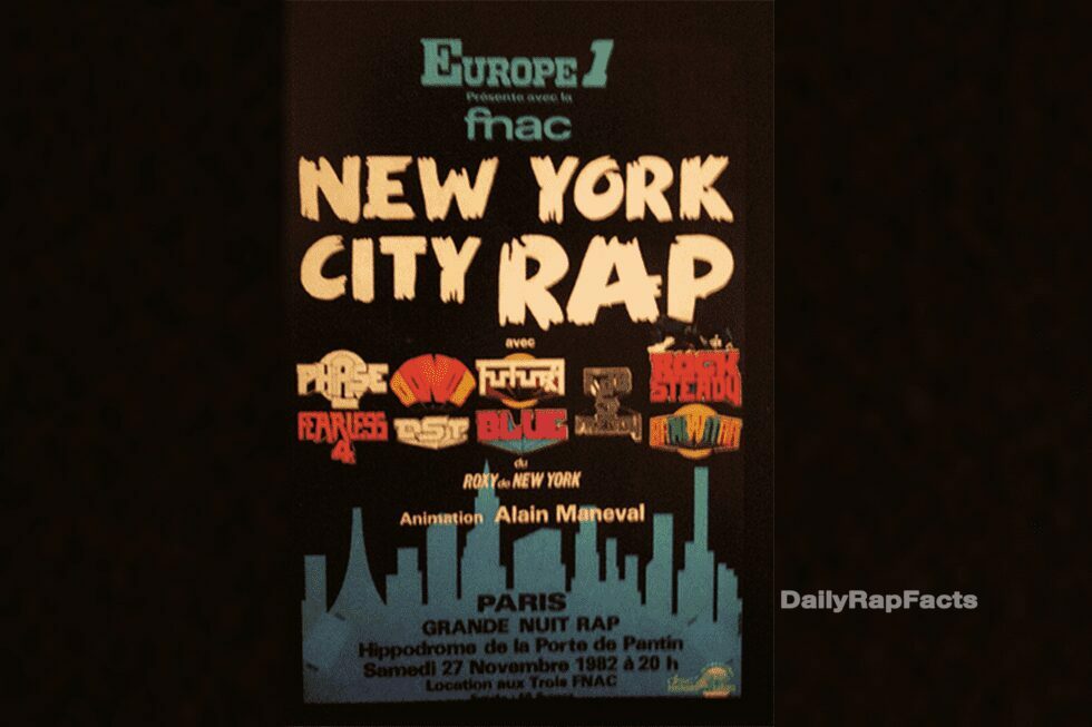 The New York City Rap Tour was the first international Hip-Hop tour