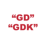 What does "GD" or "GDK" mean and stand for?