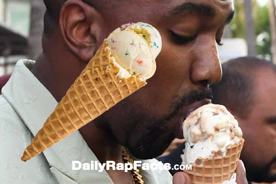 Kanye West eating Ice Cream (Gallery) Kanye West eating Ice Cream (Gallery)