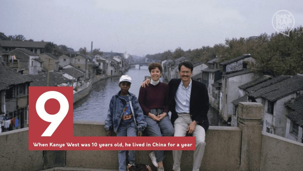 When Kanye West was 10 years old, he lived in China for a year