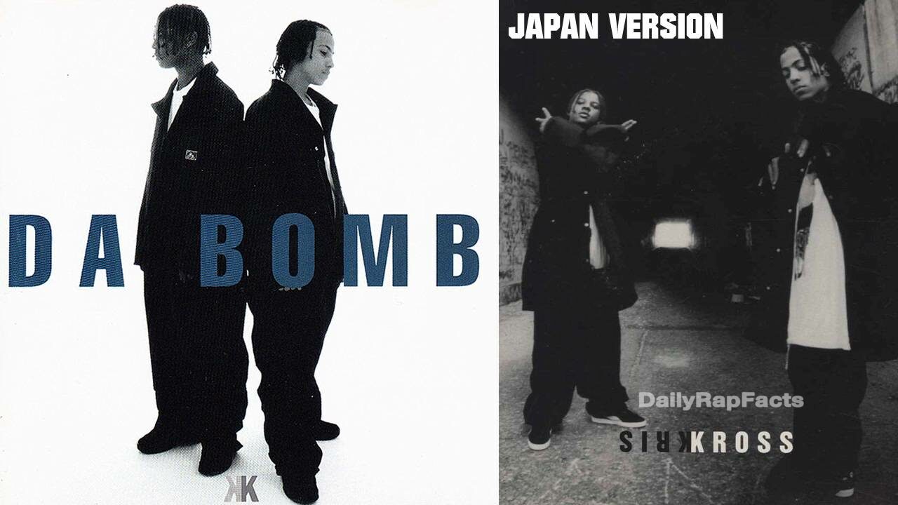 The line "I drop bombs like Hiroshima" on Kris Kross' "Da Bomb" was cut on the Japanese version The line "I drop bombs like Hiroshima" on Kris Kross' "Da Bomb" was cut on the Japanese version