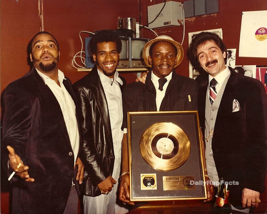 Kurtis Blow and his plaque for "The Breaks"