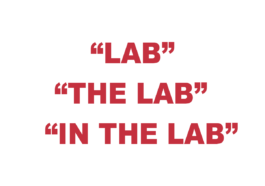 What does "The Lab" mean in rap?