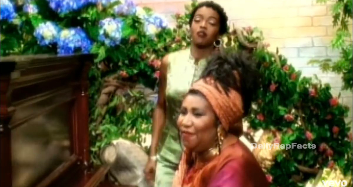 Lauryn Hill wrote and produced 'A Rose Is Still A Rose' for Aretha Franklin, she also directed the music video Lauryn Hill and Aretha Franklin