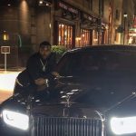 Meek Mill with his Rolls Royce