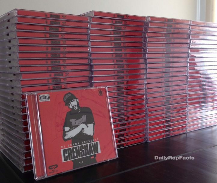 100 copies of Nipsey Hussle's Crenshaw mixtape 