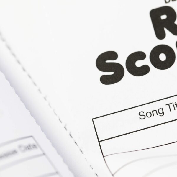 Rap Scores Perforated Pages