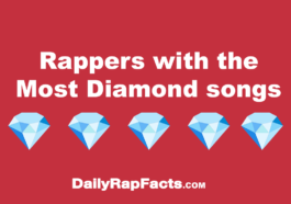 Rappers with the most Diamond songs