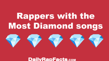 Rappers with the most Diamond songs