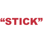What does a "Stick" mean in rap?