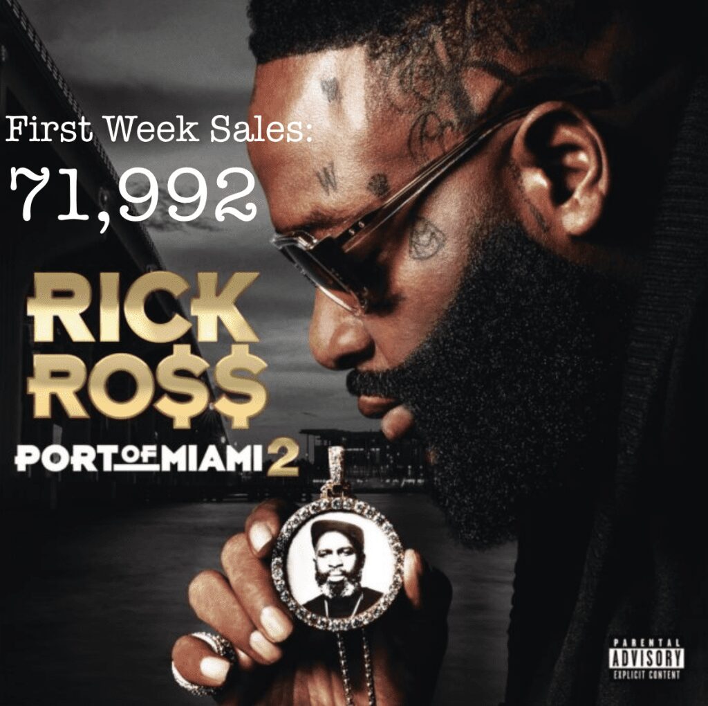Rick Ross Port of Miami 2 first week sales