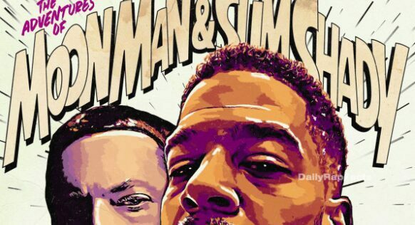Kid Cudi and Eminem Team up for "The Adventures of Moon Man and Slim Shady" Kid Cudi and Eminem Team up for "The Adventures of Moon Man and Slim Shady"