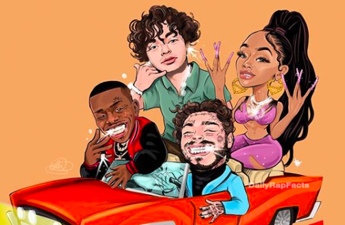 Saweetie drops “Tap In” remix with Post Malone, DaBaby and Jack Harlow
