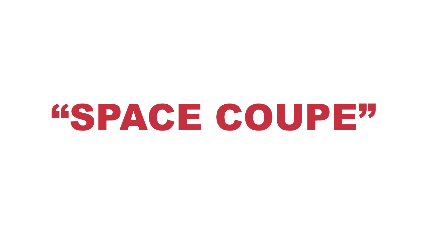 What is a "Space Coupe"? What is a "Space Coupe"?
