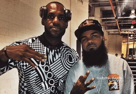 Stalley played a basketball game against LeBron James in high school