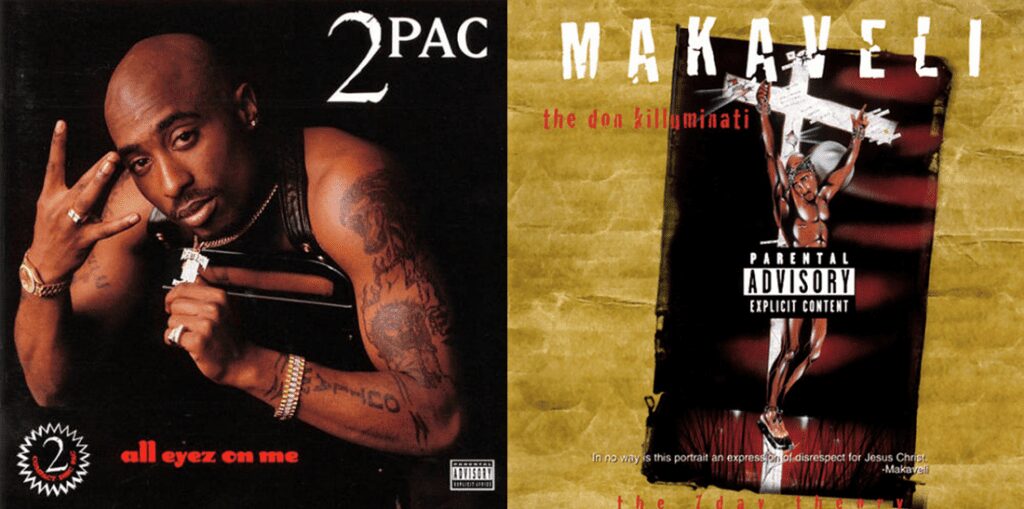 2Pac was the first rapper to have two No. 1 albums in the same year