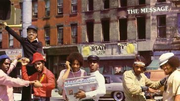 Grandmaster Flash & The Furious Five's "The Message" cover art