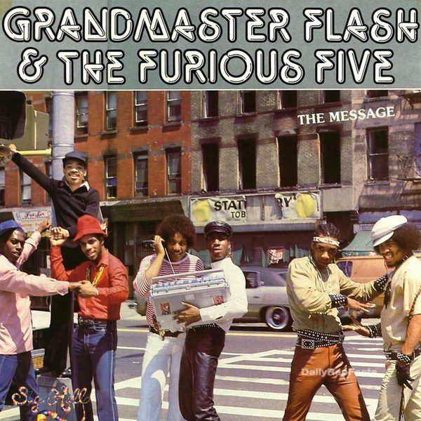 Grandmaster Flash & The Furious Five's "The Message" cover art