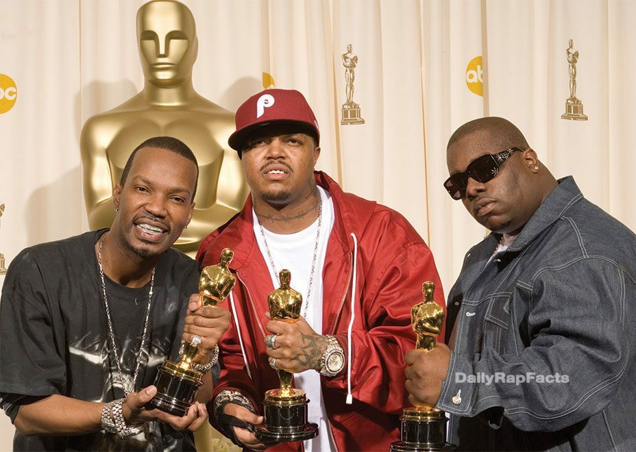 Three 6 Mafia was the first rap group to win an Oscar