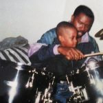 Travis Scott and His Dad drumming