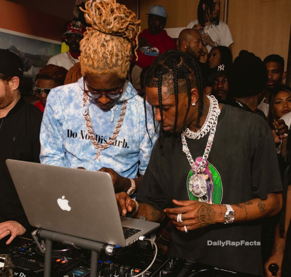 Young Thug & Travis Scott on the Computer