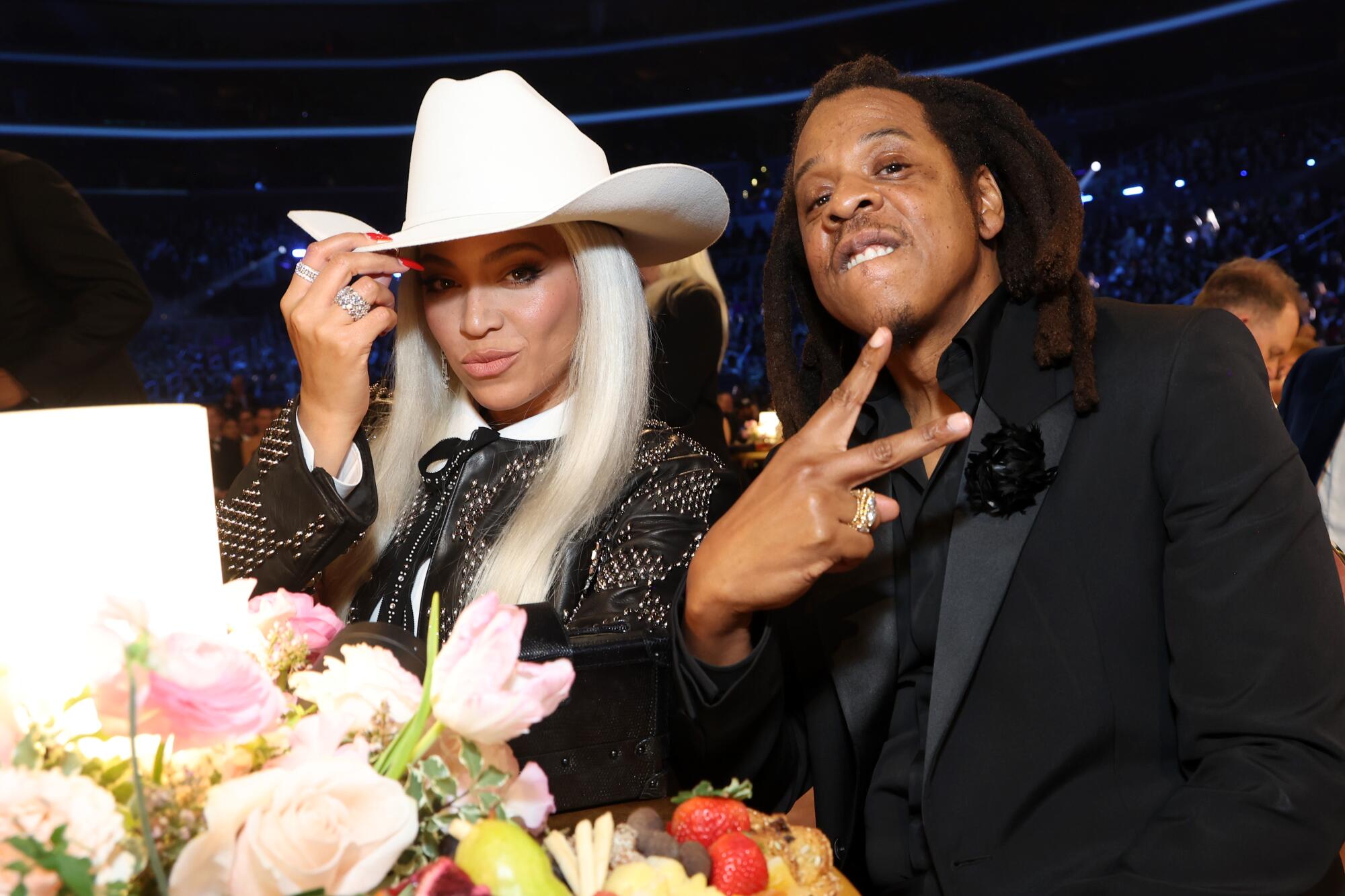 JAY-Z Joins Beyoncé On Stage in Paris