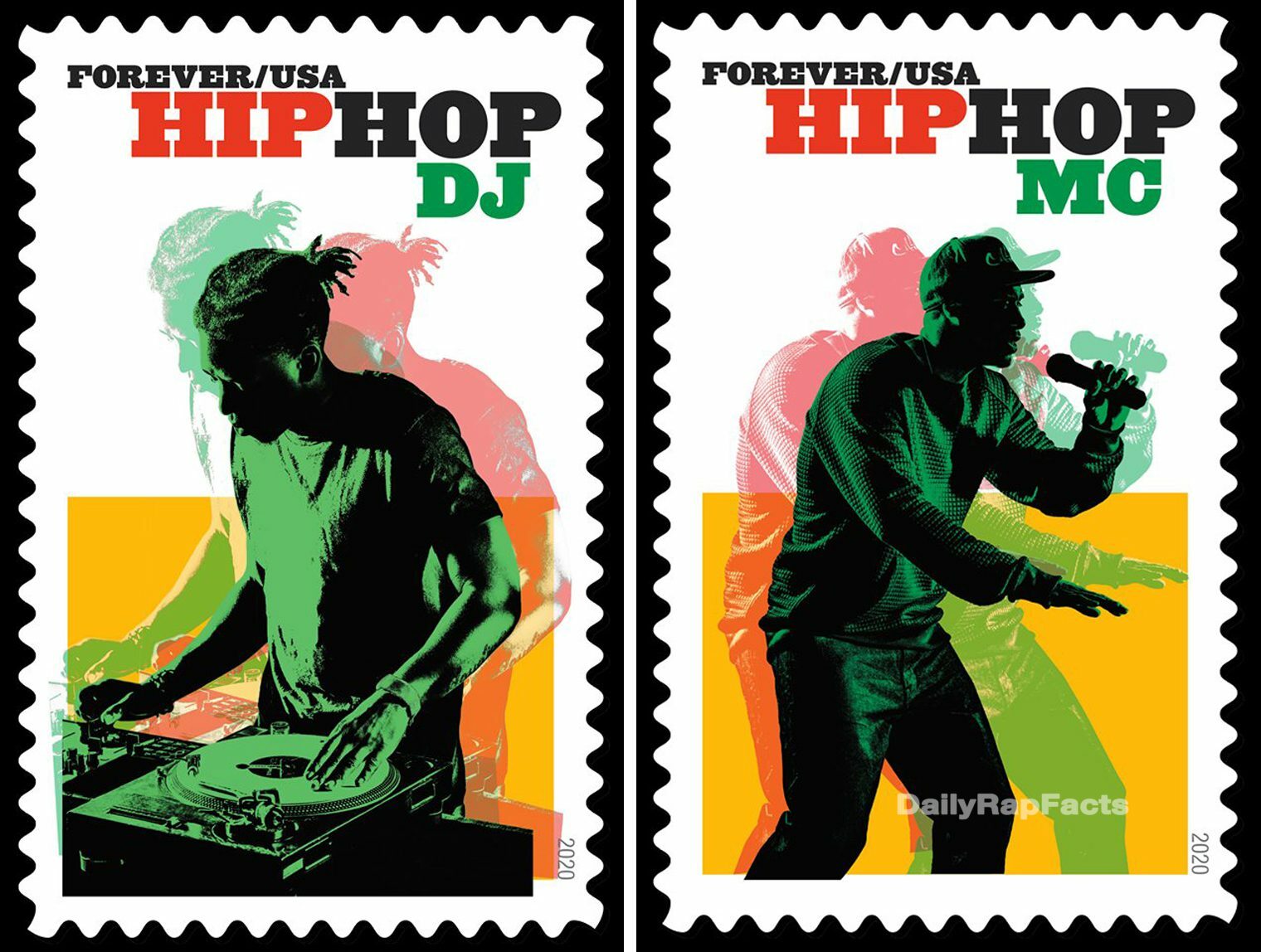 Hip Hop immortalized with 4 new postage stamps, and they’re fresh!